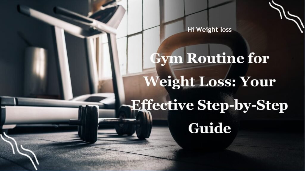 Gym Routine for Weight Loss Your Effective Step by Step Guide pdf