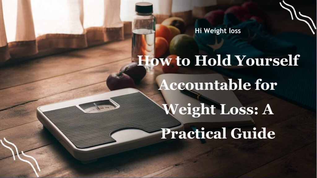 How to Hold Yourself Accountable for Weight Loss A Practical Guide pdf
