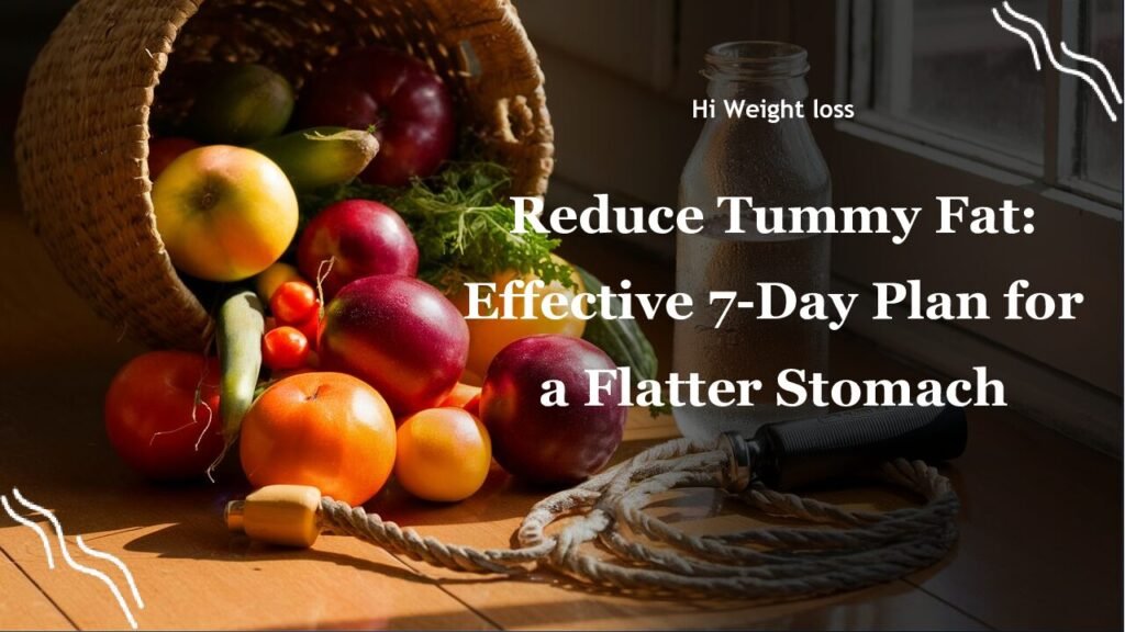 Reduce Tummy Fat Effective 7 Day Plan for a Flatter Stomach pdf