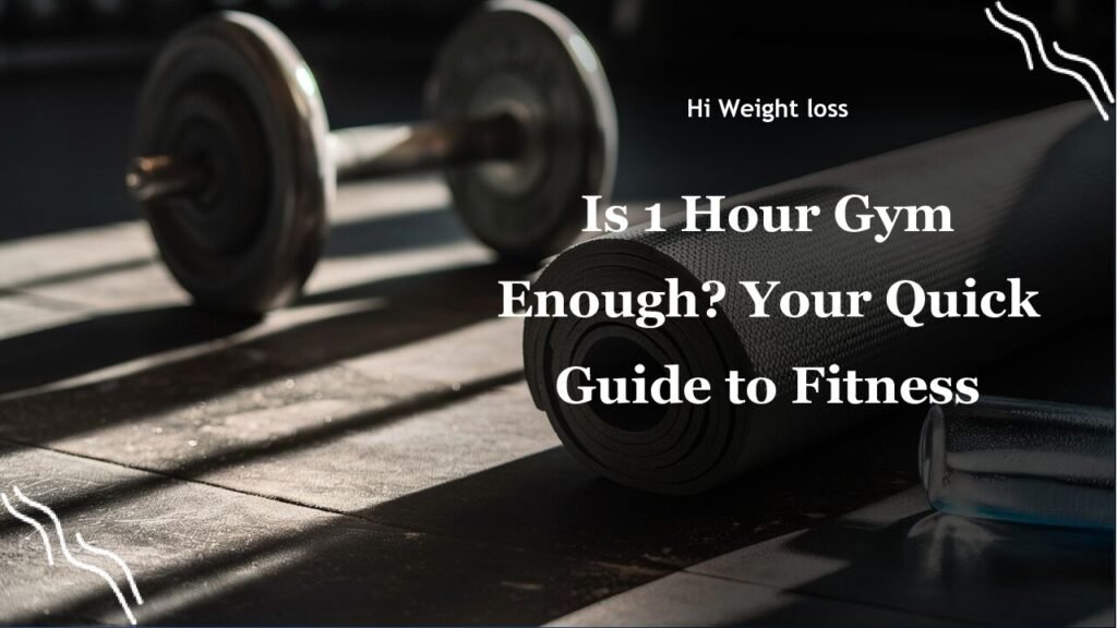 Is 1 Hour Gym Enough Your Quick Guide to Fitness pdf