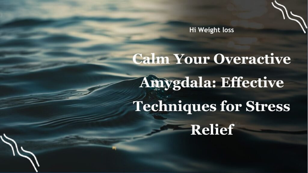 Calm Your Overactive Amygdala Effective Techniques for Stress Relief pdf
