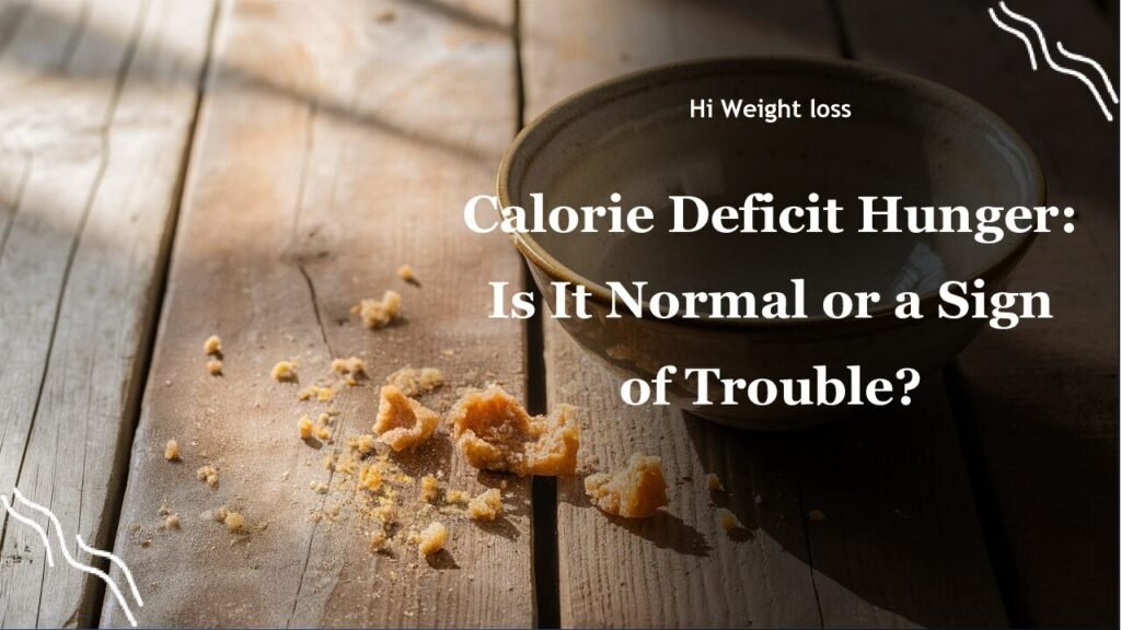 Calorie Deficit Hunger Is It Normal or a Sign of Trouble pdf