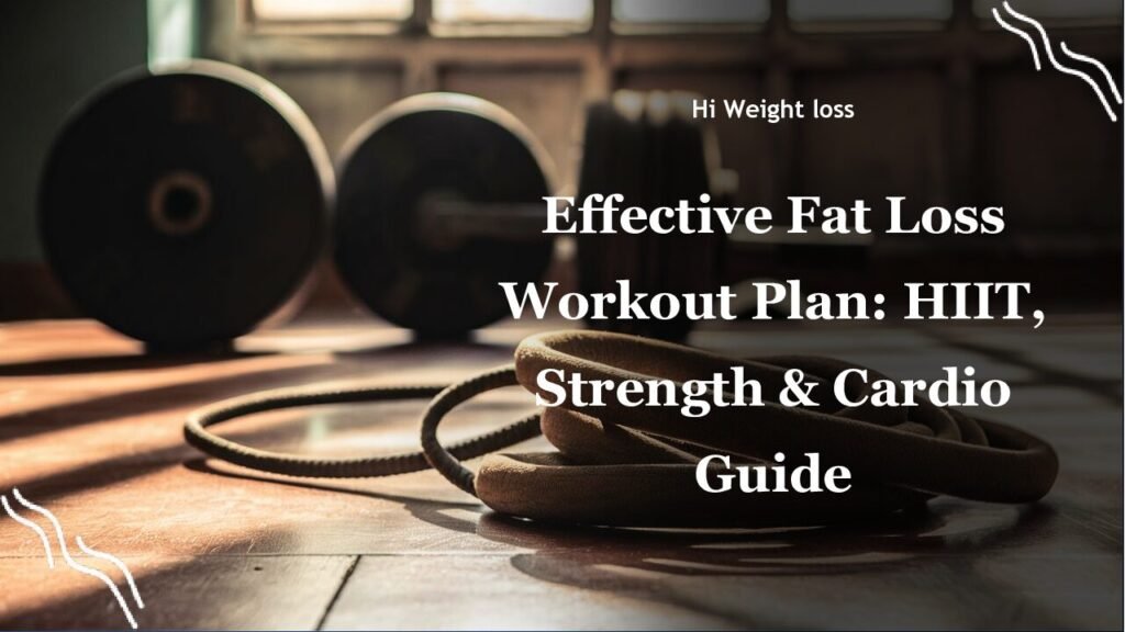 Effective Fat Loss Workout Plan HIIT Strength Cardio Guide pdf