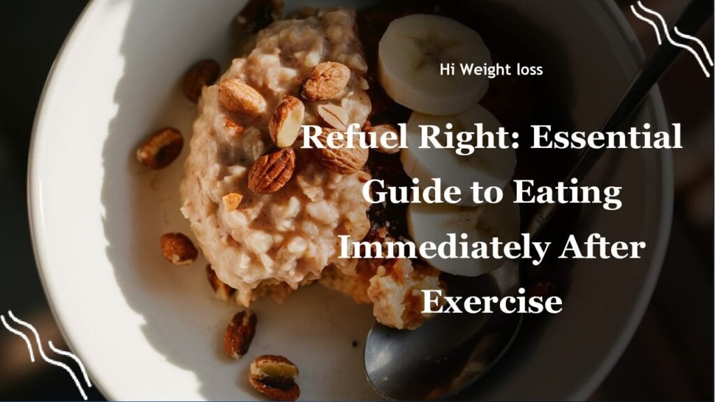 Refuel Right Essential Guide to Eating Immediately After Exercise pdf
