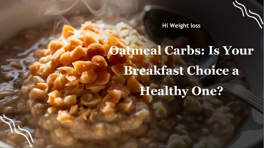 Oatmeal Carbs Is Your Breakfast Choice a Healthy One pdf