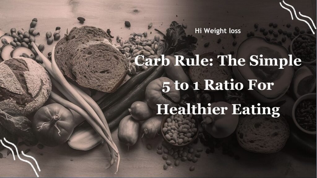 Carb Rule The Simple 5 to 1 Ratio For Healthier Eating pdf