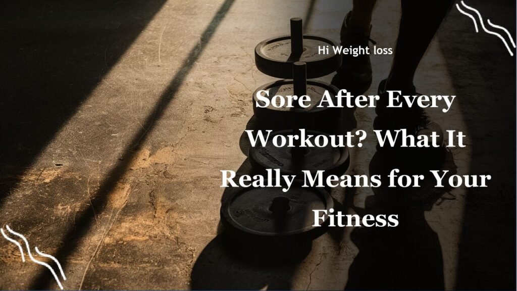 Sore After Every Workout What It Really Means for Your Fitness pdf