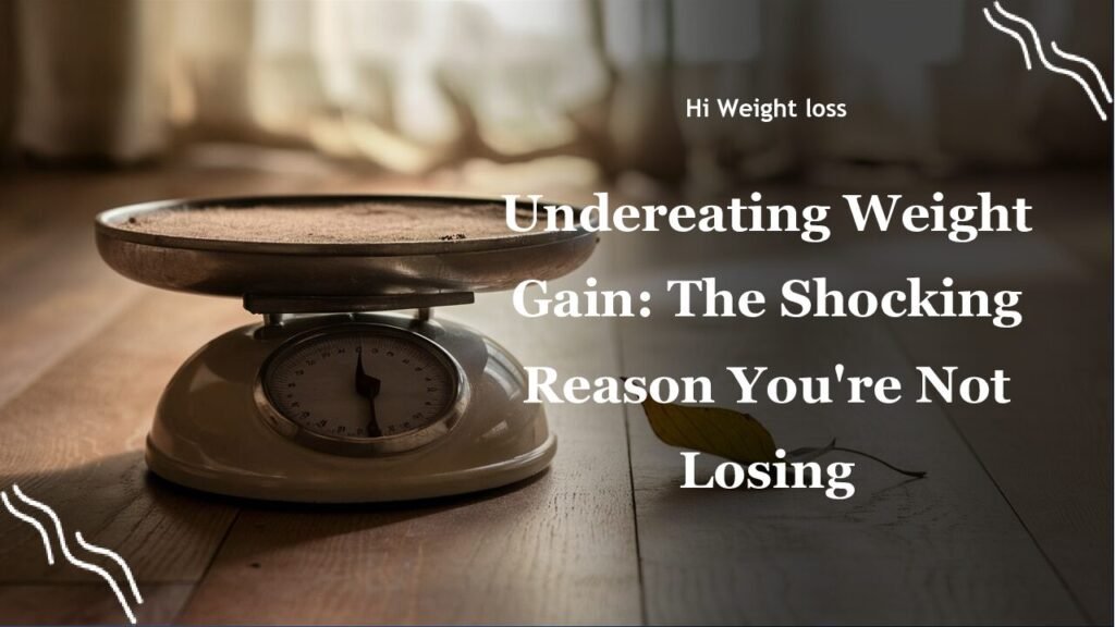 Undereating Weight Gain The Shocking Reason Youre Not Losing pdf