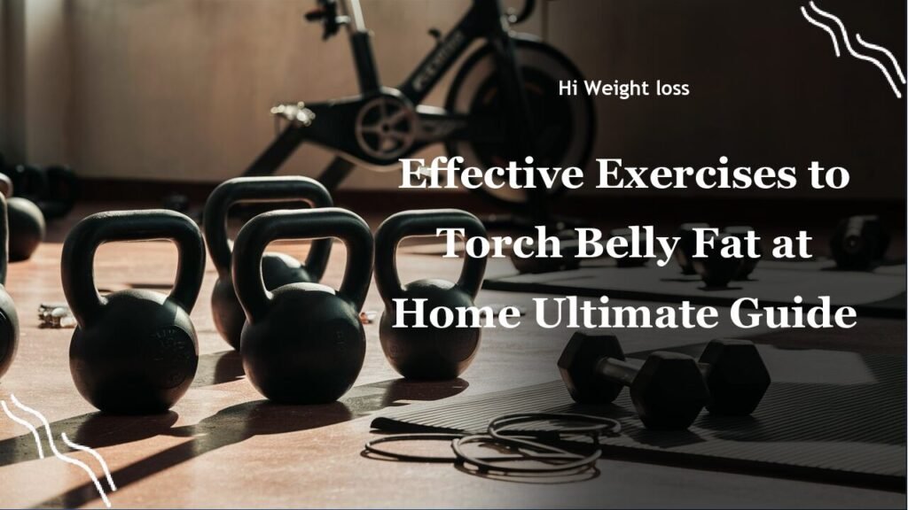 Effective Exercises to Torch Belly Fat at Home Ultimate Guide pdf