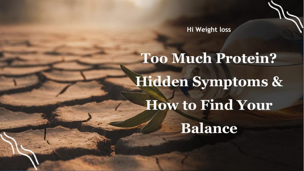 Too Much Protein Hidden Symptoms How to Find Your Balance pdf