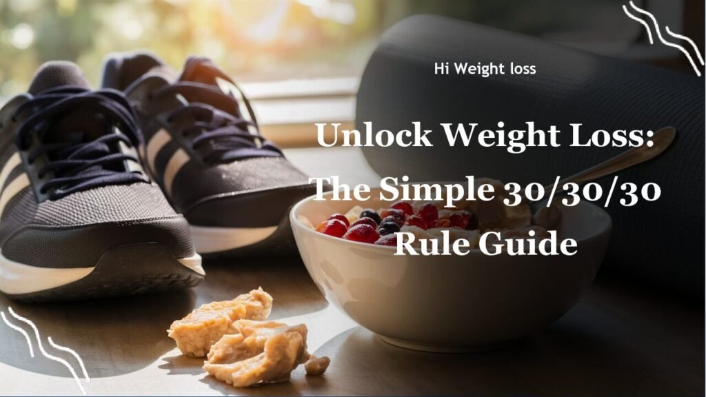 Unlock Weight Loss The Simple 303030 Rule Guide pdf