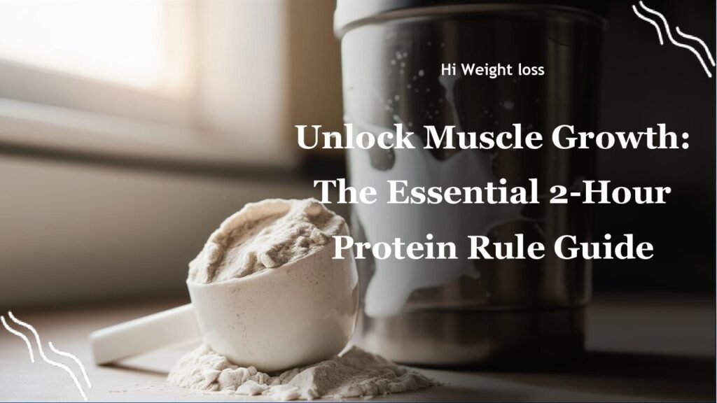 Unlock Muscle Growth The Essential 2 Hour Protein Rule Guide pdf