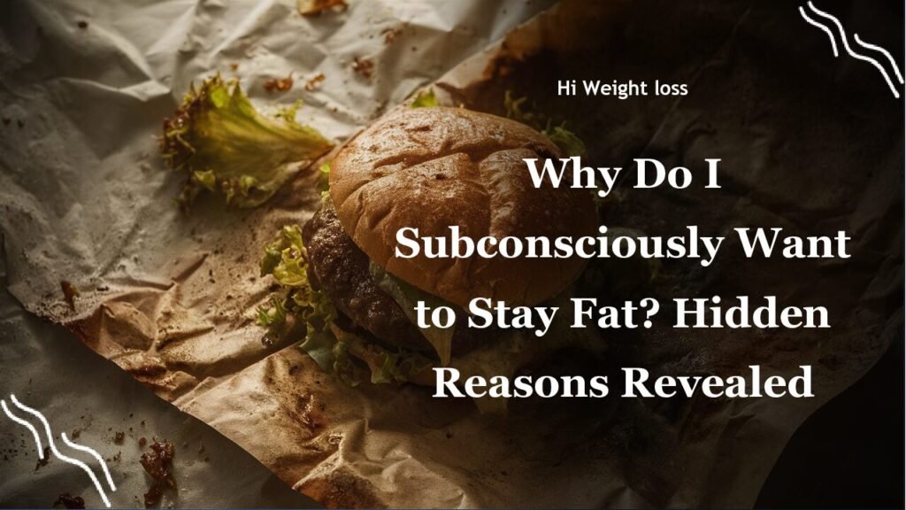 Why Do I Subconsciously Want to Stay Fat Hidden Reasons Revealed pdf